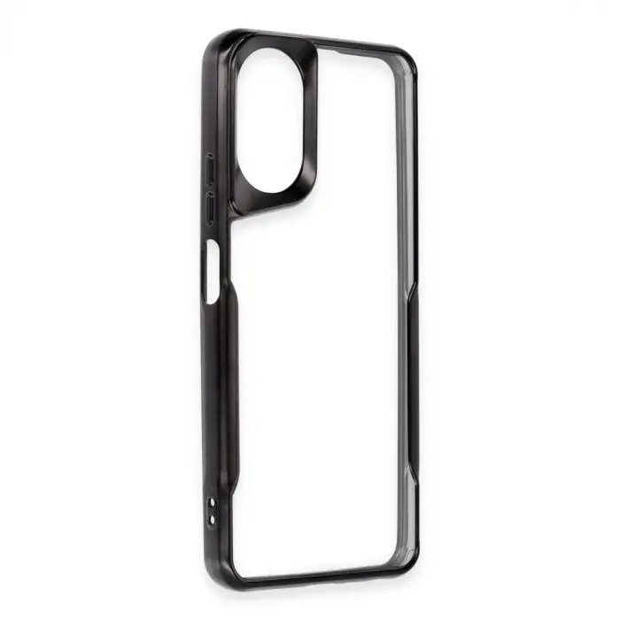 Oppo A38 Kılıf Boyi Silikon Kapak - Siyah