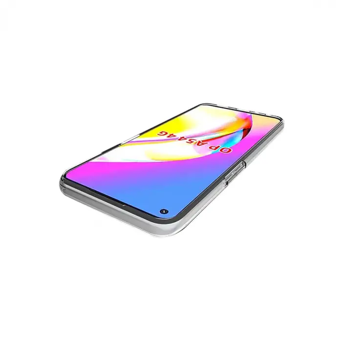 Oppo A54 4g Kılıf Deluxe 2mm Şeffaf Silikon - Şeffaf
