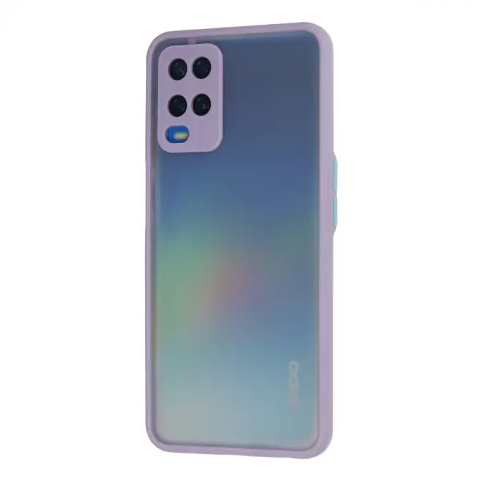 Oppo A54 4g Kılıf Montreal Silikon Kapak - Mor