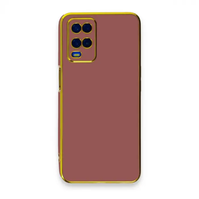 Oppo A54 4g Kılıf Volet Silikon - Kırmızı