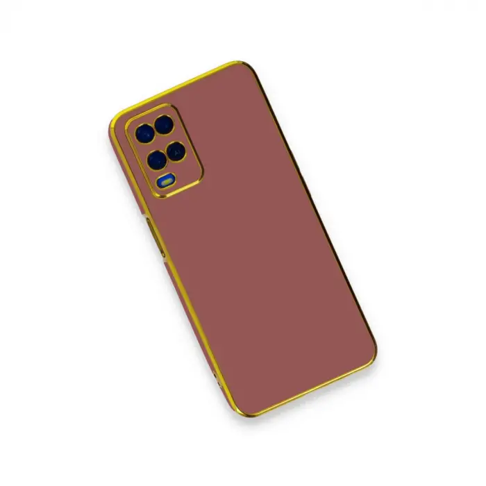 Oppo A54 4g Kılıf Volet Silikon - Kırmızı