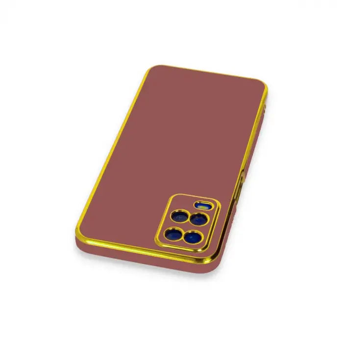 Oppo A54 4g Kılıf Volet Silikon - Kırmızı