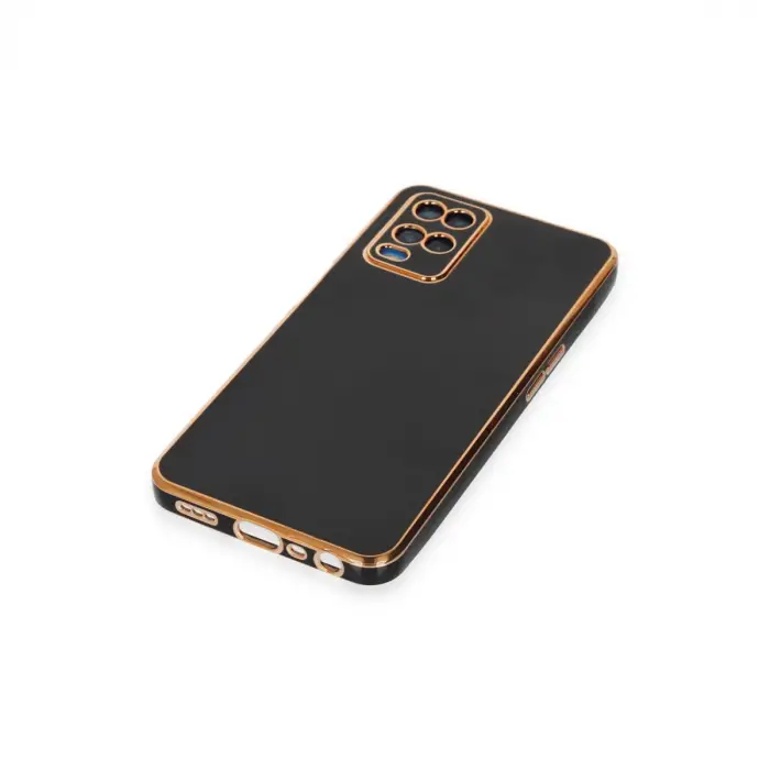 Oppo A54 4g Kılıf Volet Silikon - Siyah