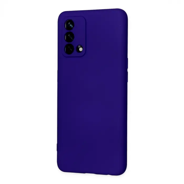 Oppo A74 4g Kılıf Nano İçi Kadife Silikon - Mor