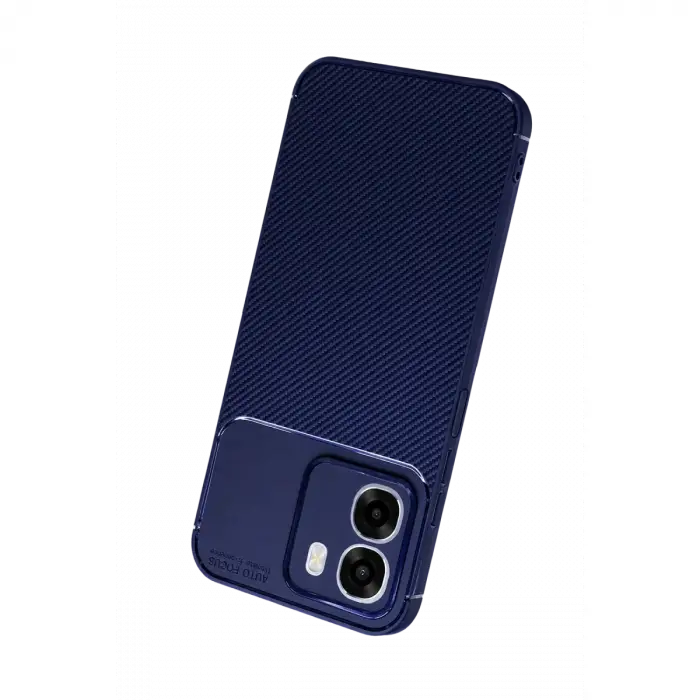 Oppo Oppo A6t 5g Auto Focus Karbon Kapak - Lacivert