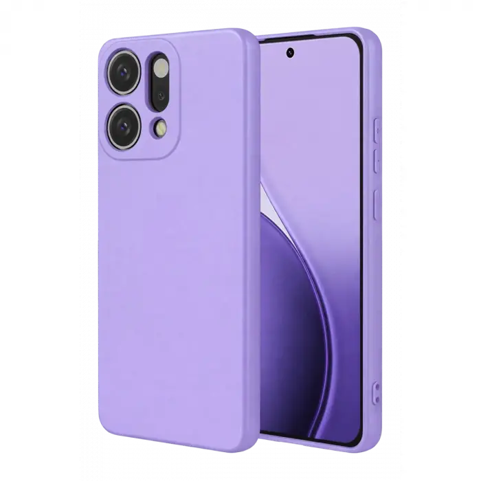 Oppo Reno 14 First Silikon - Lila