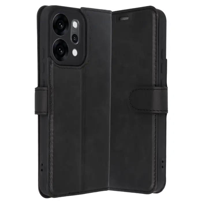 Oppo Reno 14 Trend S Plus Kapaklı Kılıf - Siyah