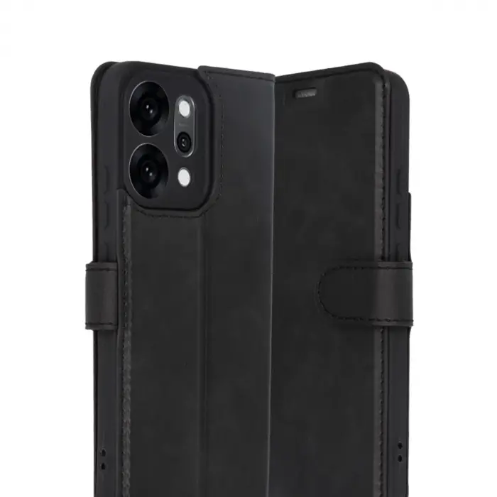 Oppo Reno 14 Trend S Plus Kapaklı Kılıf - Siyah