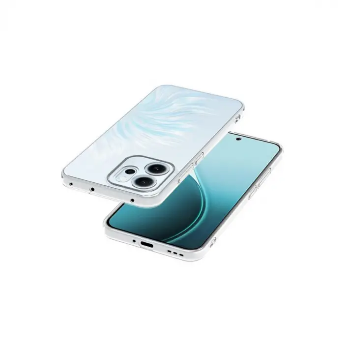 Oppo Reno 14f Kılıf Lüx Şeffaf Silikon