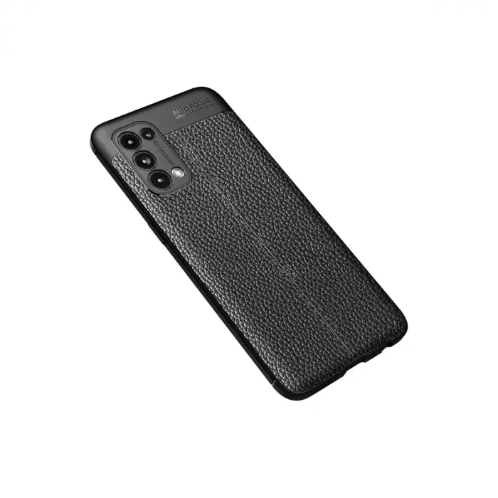 Oppo Reno 5 Kılıf Auto Focus Kapak - Siyah