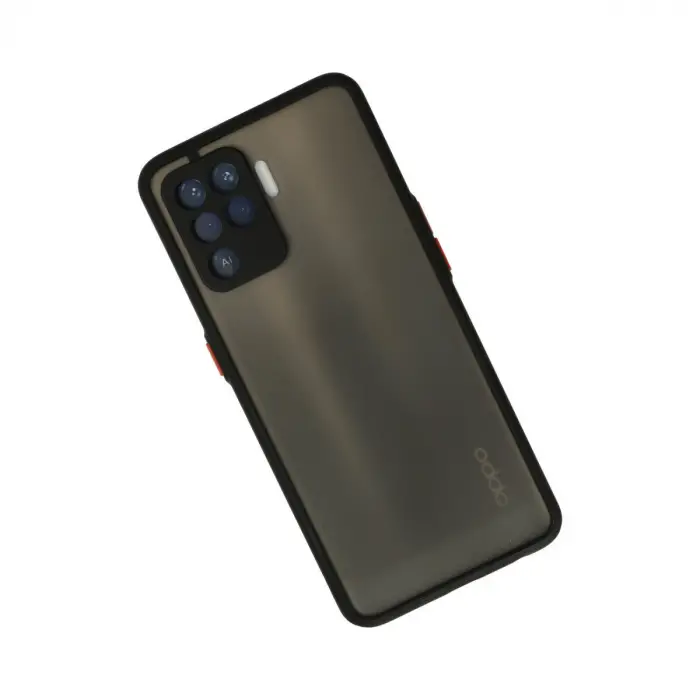 Oppo Reno 5 Lite Kılıf Montreal Silikon Kapak - Siyah