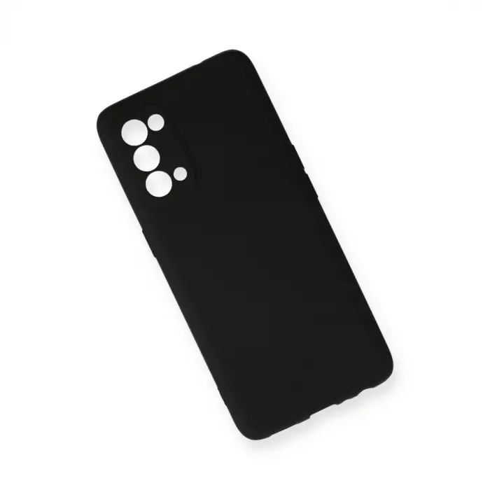 Oppo Reno 5 Pro Kılıf First Silikon - Siyah