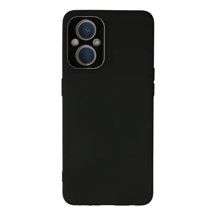 Oppo Reno 7 Lite Kılıf Lansman Glass Kapak - Siyah