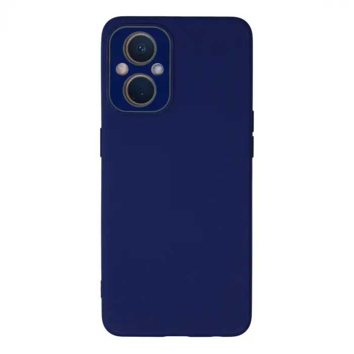 Oppo Reno 7 Lite Kılıf Lansman Glass Kapak - Sky Blue