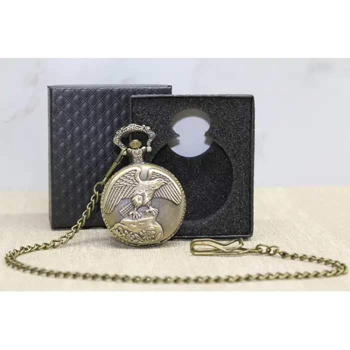 Özel Kutulu Kartallı Köstekli Saat Alk2616