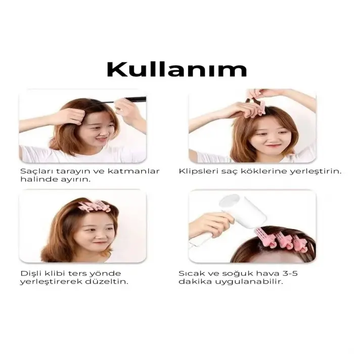 Pati Detaylı Saç Bigudi