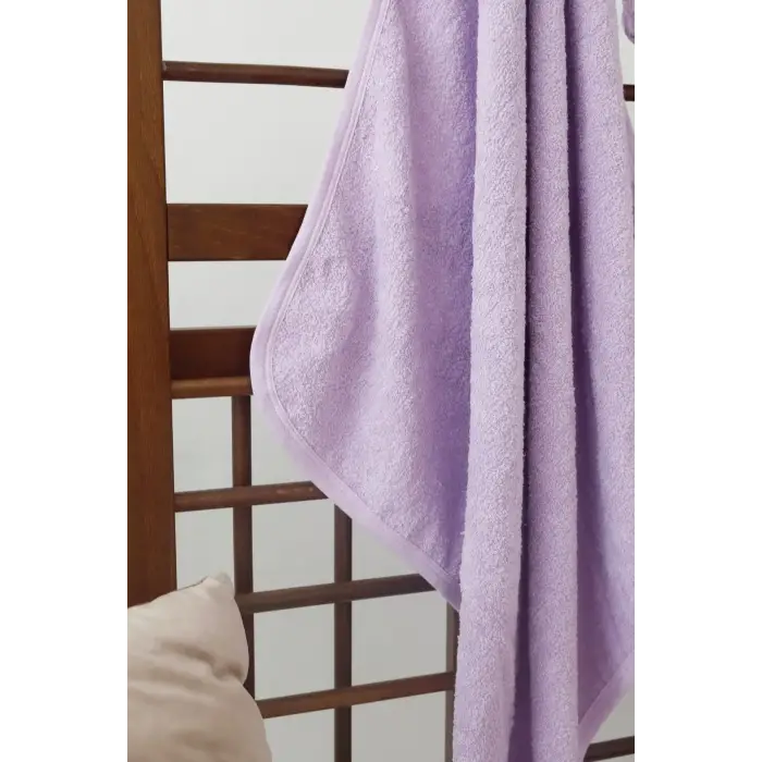 Penguen Nakışlı Unisex Şapka Ve Keseli Bebek Banyo Havlusu