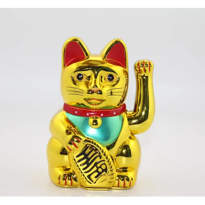 Pilli Sallanan Şans Kedisi - Maneki Neko Alk2933