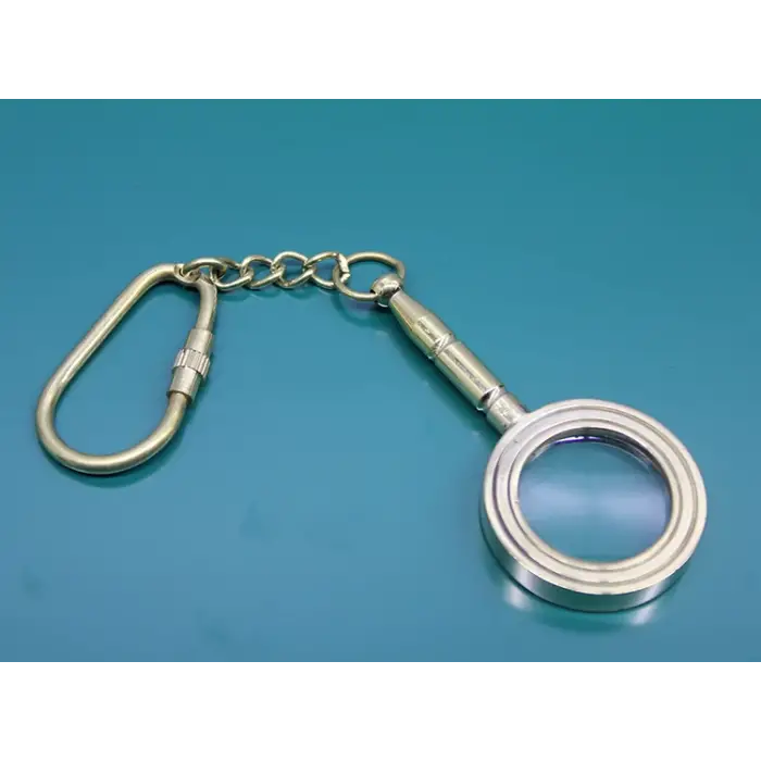 Pirinç Büyüteç Anahtarlık 2589