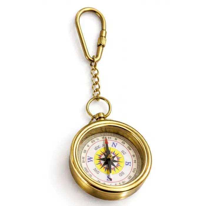 Pirinç Pusula Anahtarlık 16189