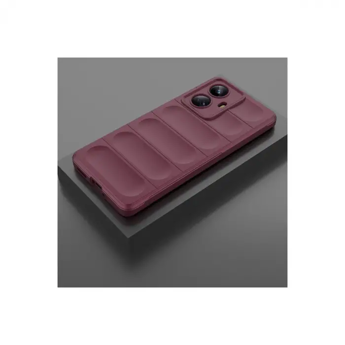 Realme 10 Pro 5g Kılıf Optimum Silikon - Bordo