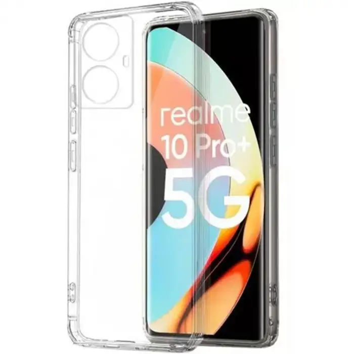 Realme 10 Pro Plus 5g Kılıf Lüx Şeffaf Silikon