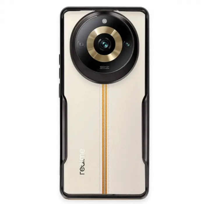 Realme 11 Pro Kılıf Boyi Silikon Kapak - Siyah