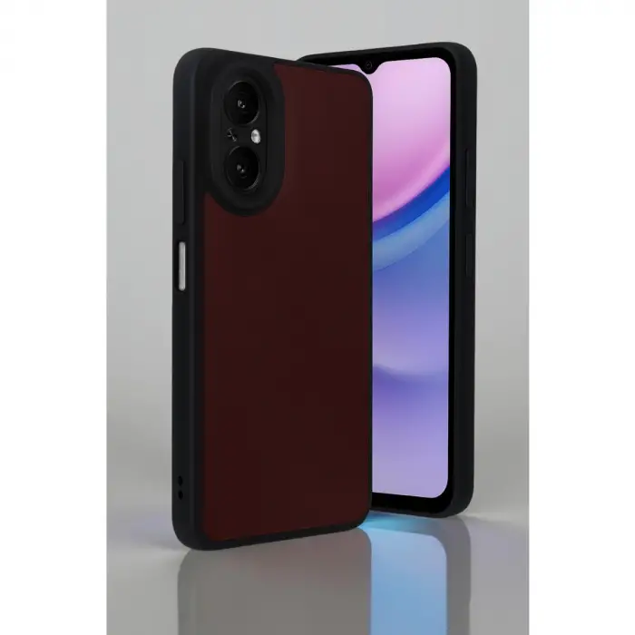 Realme 12 Lite Kılıf Aras Deri Kapak - Bordo