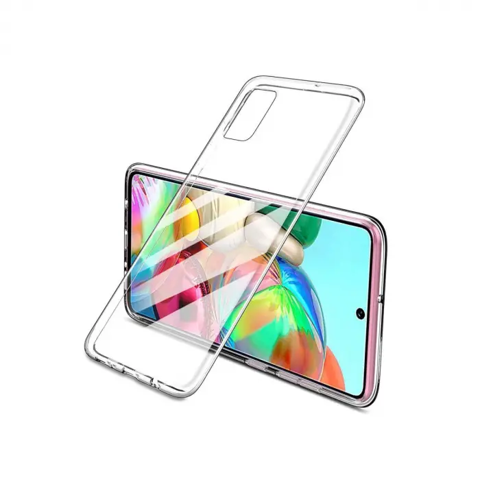 Realme 7 Pro Kılıf Lüx Şeffaf Silikon - Şeffaf