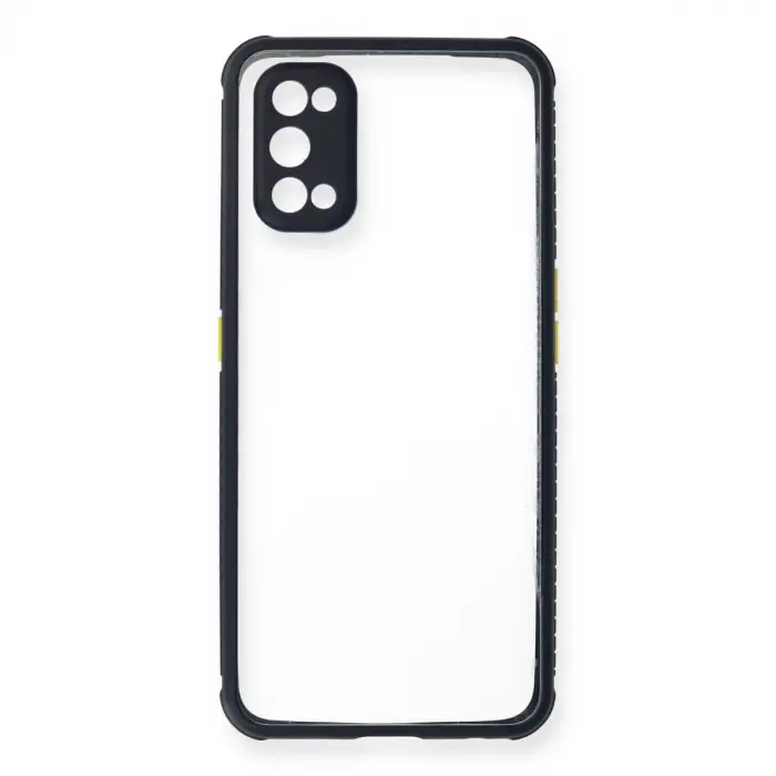 Realme 7 Pro Kılıf Miami Şeffaf Silikon - Lacivert