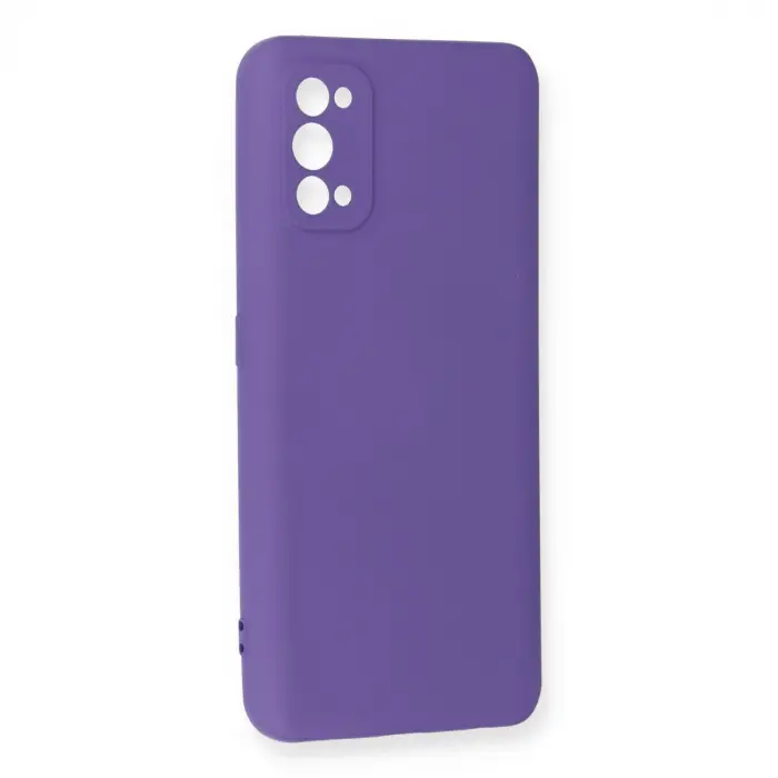 Realme 7 Pro Kılıf Nano İçi Kadife Silikon - Mor