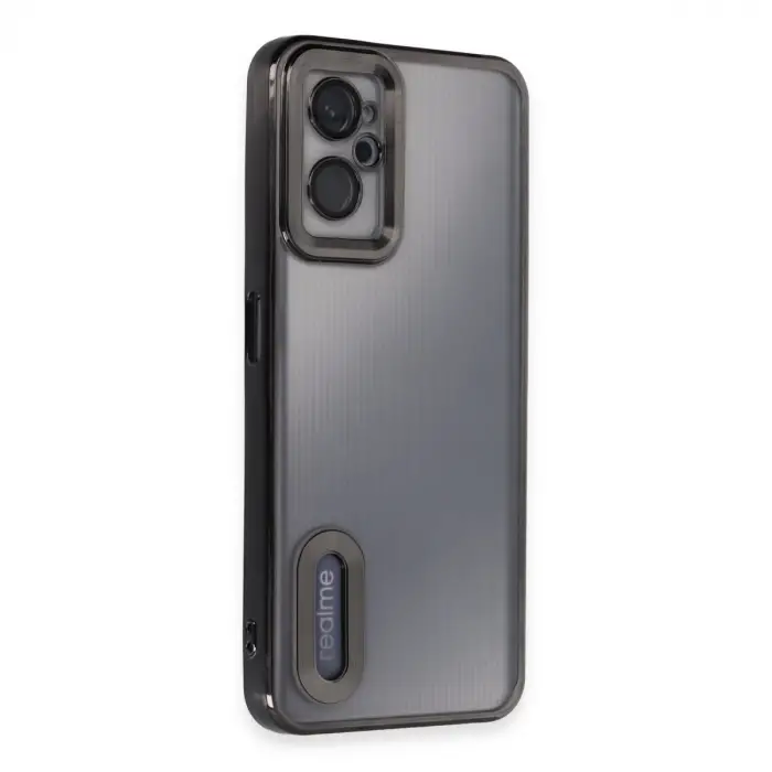 Realme 9i 4g Kılıf Slot Silikon - Siyah