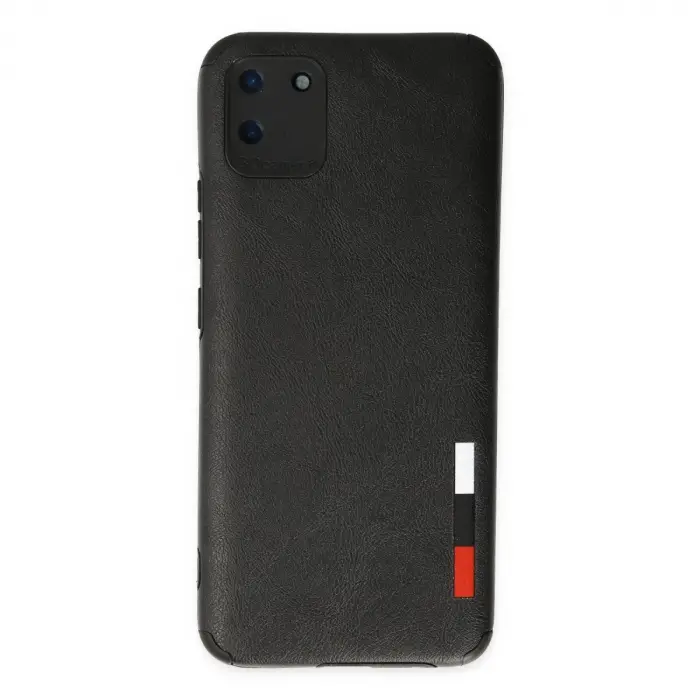 Realme C11 Kılıf Loop Deri Silikon - Siyah