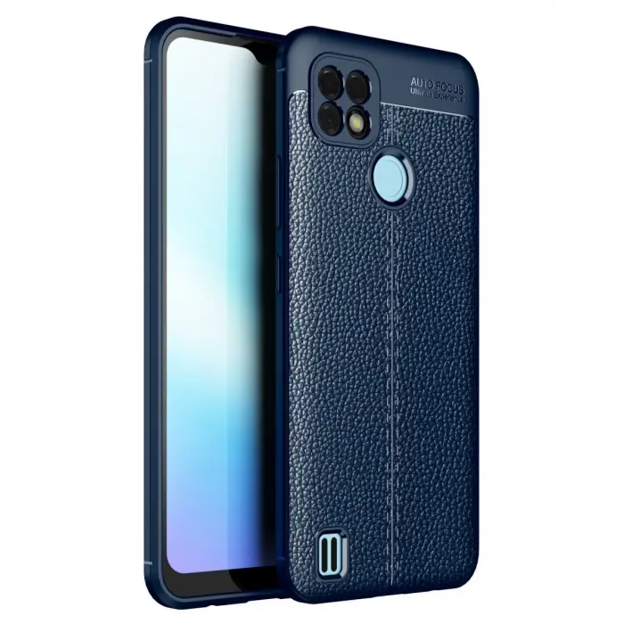 Realme C25 Kılıf Auto Focus Kapak - Lacivert