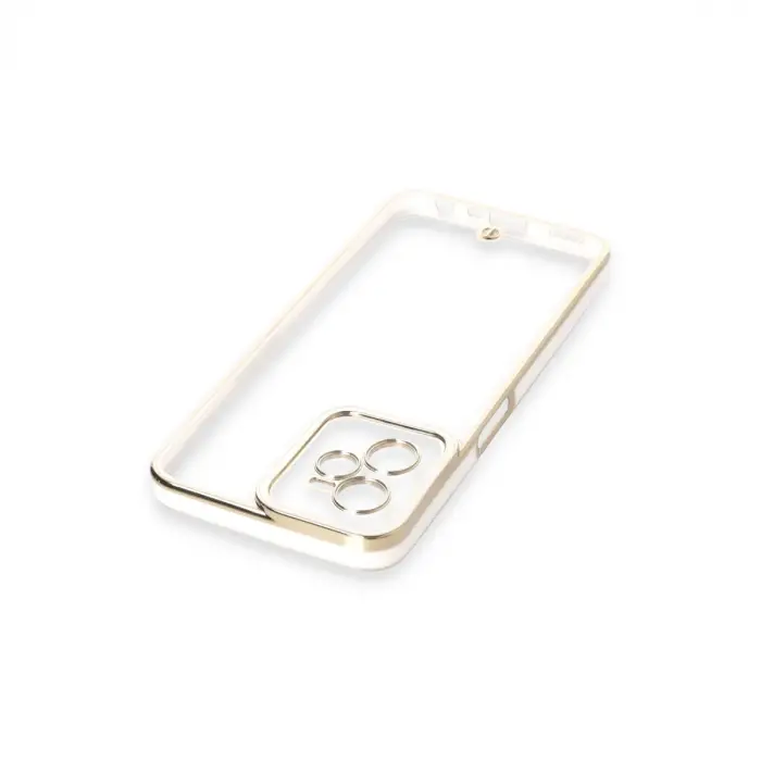 Realme C35 Kılıf Liva Lens Silikon - Beyaz