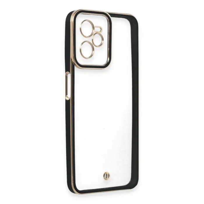 Realme C35 Kılıf Liva Lens Silikon - Siyah