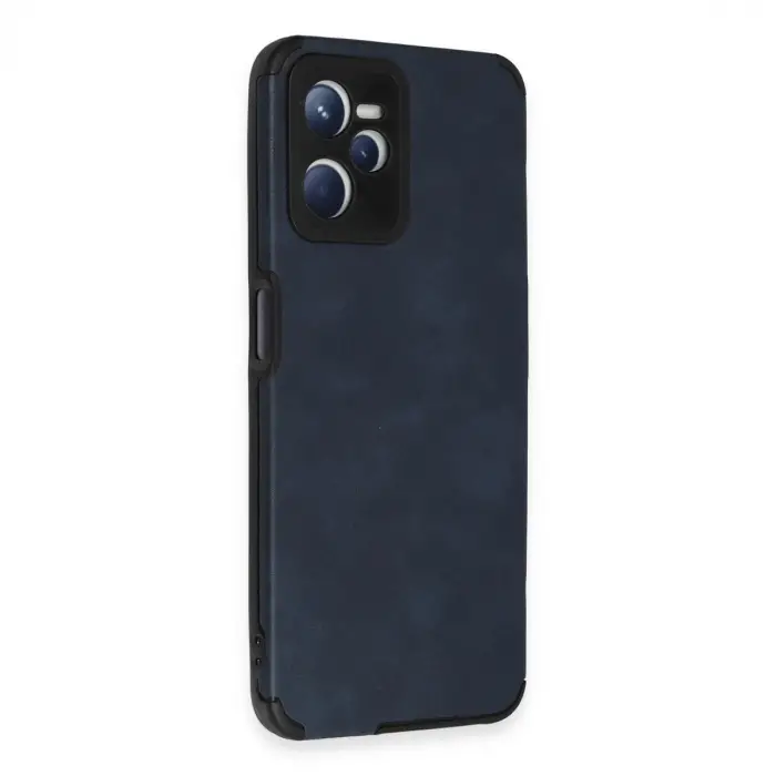 Realme C35 Kılıf Loop Deri Silikon - Lacivert