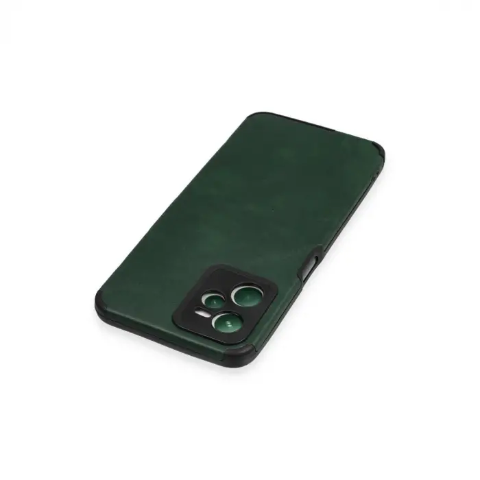 Realme C35 Kılıf Loop Deri Silikon - Yeşil