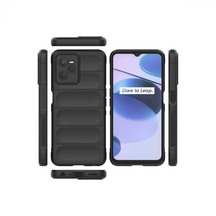 Realme C35 Kılıf Optimum Silikon - Siyah