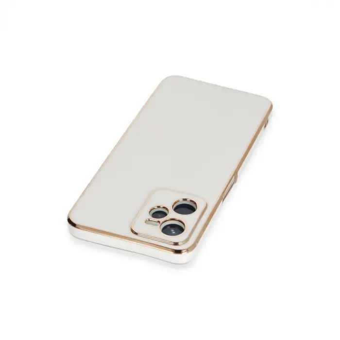 Realme C35 Kılıf Volet Silikon - Beyaz