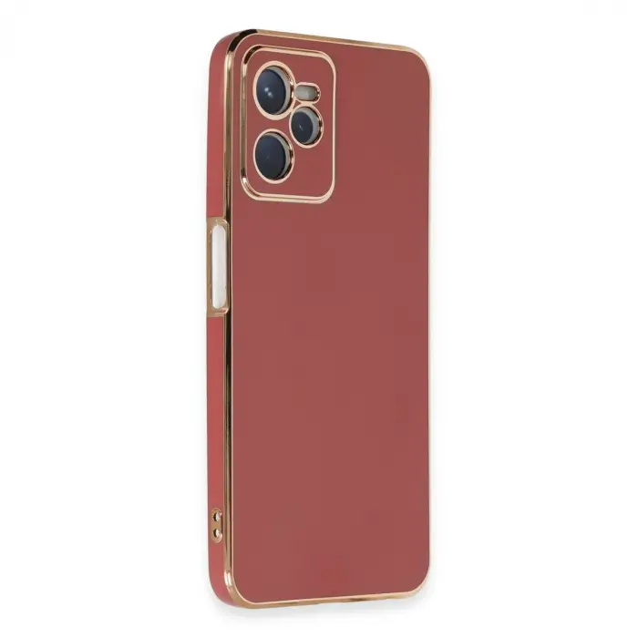 Realme C35 Kılıf Volet Silikon - Kırmızı