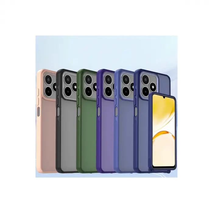 Realme C53 Kılıf Elegant Kapak - Açık Mavi