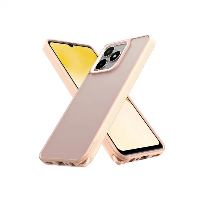 Realme C53 Kılıf Elegant Kapak - Pudra