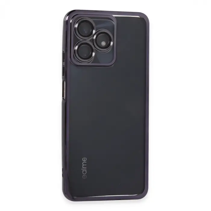 Realme C53 Kılıf Razer Lensli Silikon - Mor