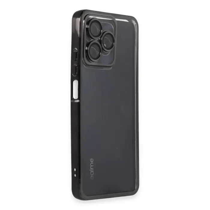 Realme C53 Kılıf Razer Lensli Silikon - Siyah