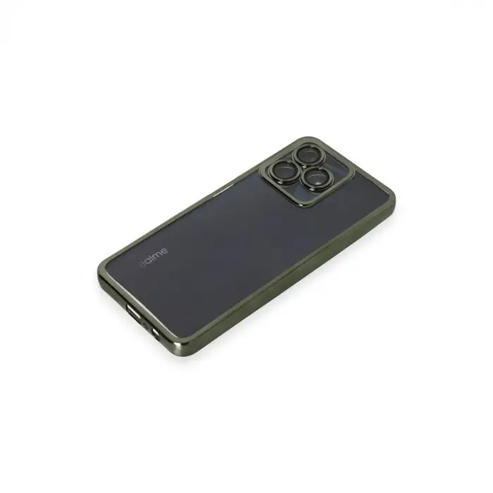 Realme C53 Kılıf Razer Lensli Silikon - Yeşil