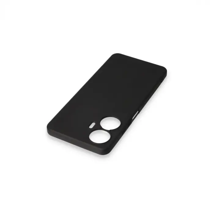 Realme C55 Kılıf First Silikon - Siyah