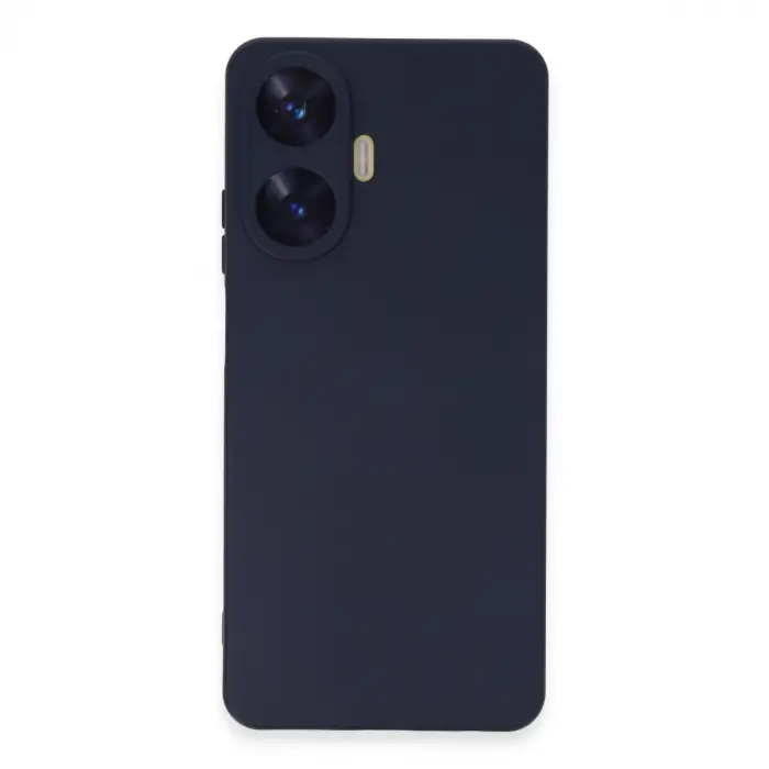 Realme C55 Kılıf Nano İçi Kadife Silikon - Mor