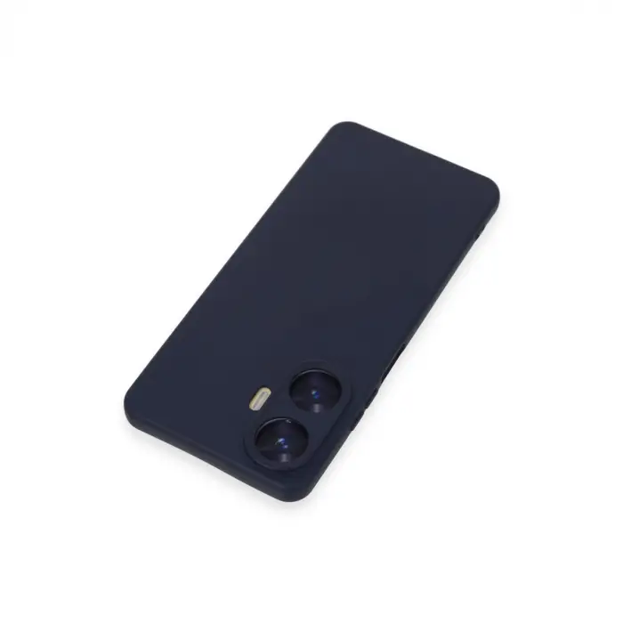 Realme C55 Kılıf Nano İçi Kadife Silikon - Mor