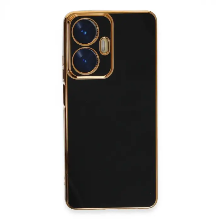 Realme C55 Kılıf Volet Silikon - Siyah